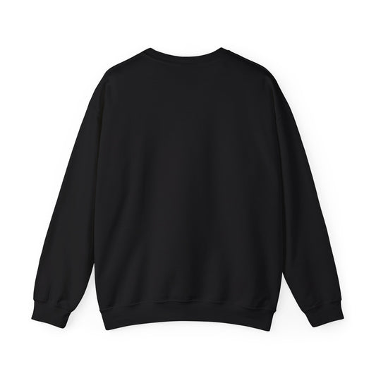 "Overthinking Solves Nothing" Graphic Pullover (Remote & Reset)-Crewneck Sweatshirt —