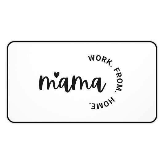 Work From Home Mama Desk Mat – Cute Minimalist Mousepad for Moms
