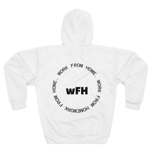 WFH Floral Hoodie — Work From Home Comfort Pullover
