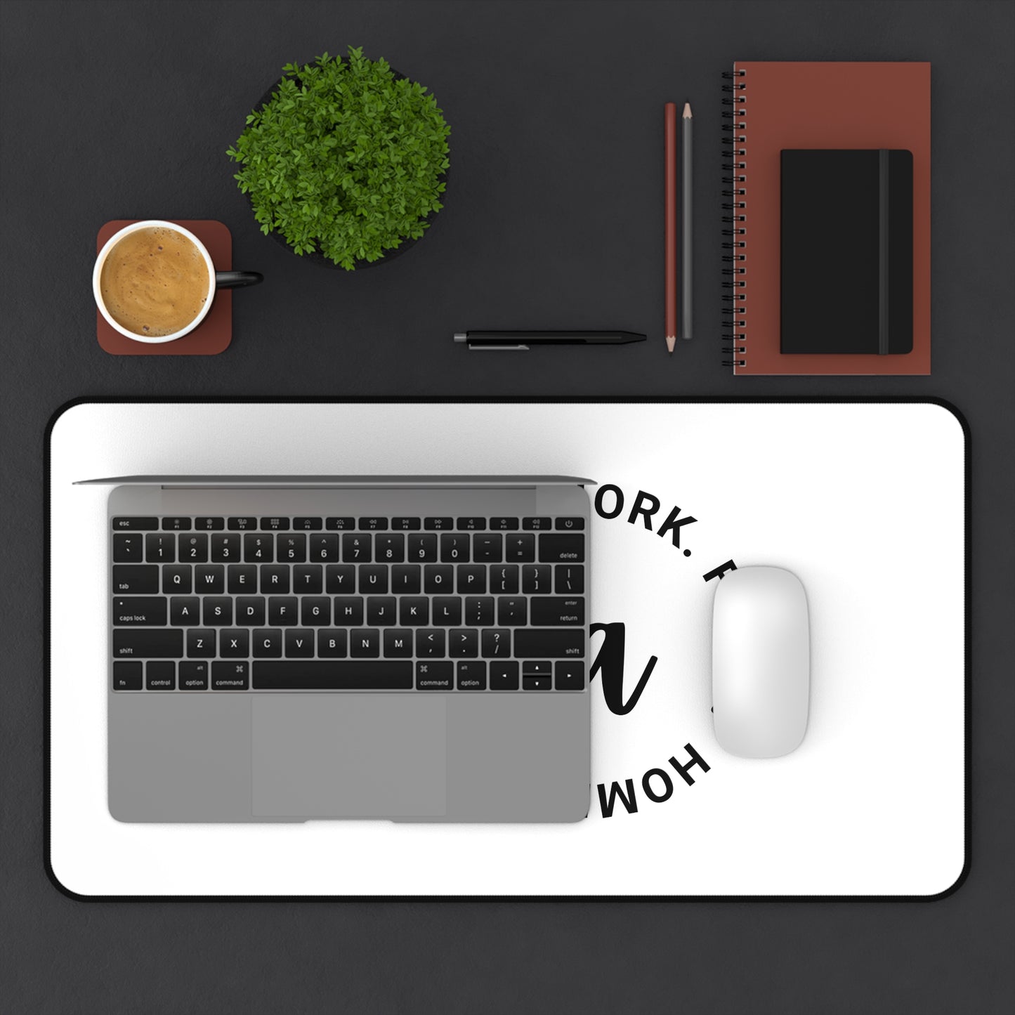 Work From Home Mama Desk Mat – Cute Minimalist Mousepad for Moms