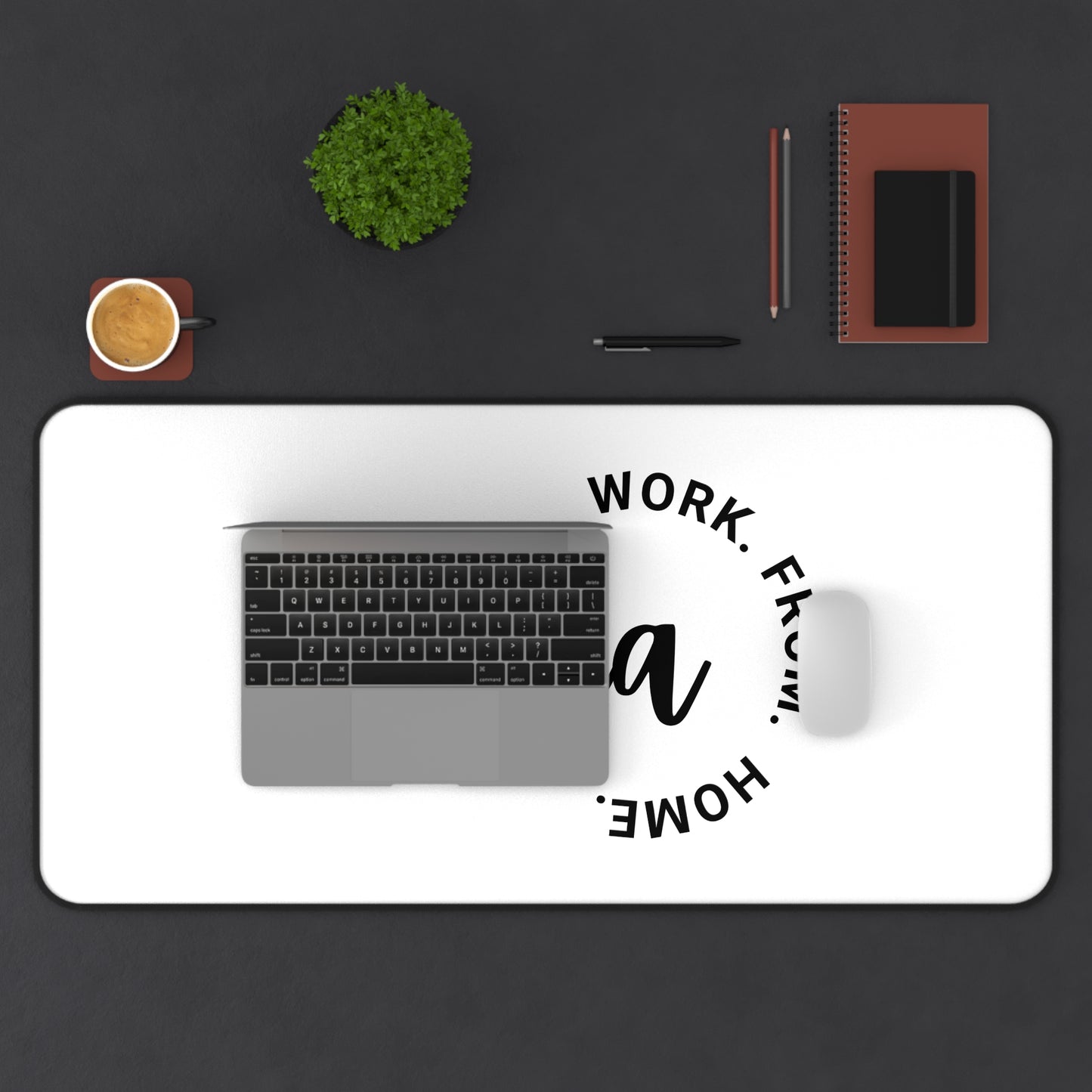 Work From Home Mama Desk Mat – Cute Minimalist Mousepad for Moms
